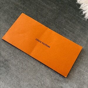 Louis Vuitton Vibrant Orange Document Holder/Envelope Authentic